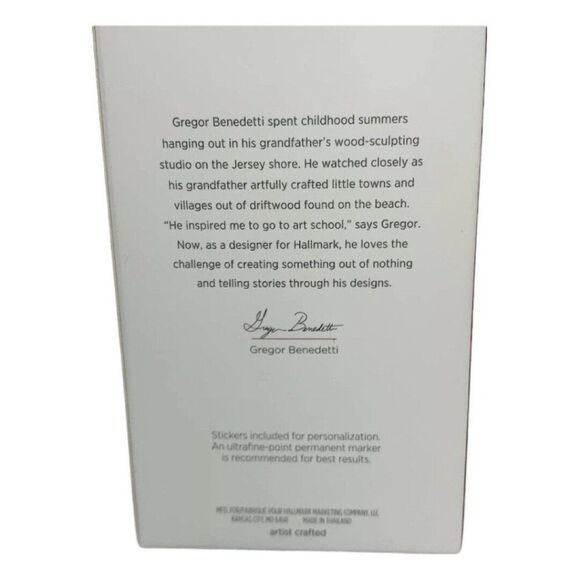 Hallmark Soccer Ornament Star Personalize Keepsake  2018 Sock Monkey Ball - Picture 7 of 7